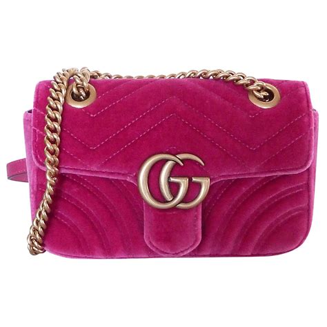 gucci marmont denim pearl bag|gucci pink velvet bag.